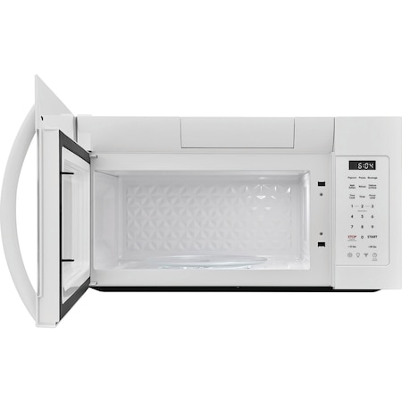 Frigidaire 1.8 Cu. Ft. Over-The-Range Microwave with 10 Power Levels and 12.30-in Turntable, White FMOS1846BW
